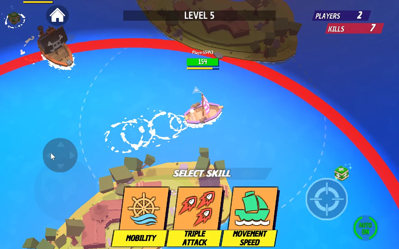Ship upgrade screenshot